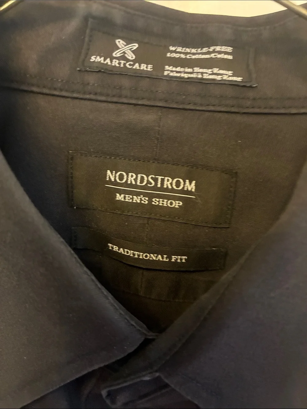 Johnston & Murphy Men's Charcoal Dress Shirt